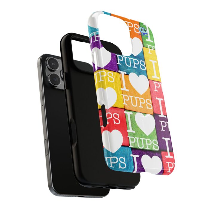 Tough Magnetic iPhone Cases - I Heart Pups - Image 30