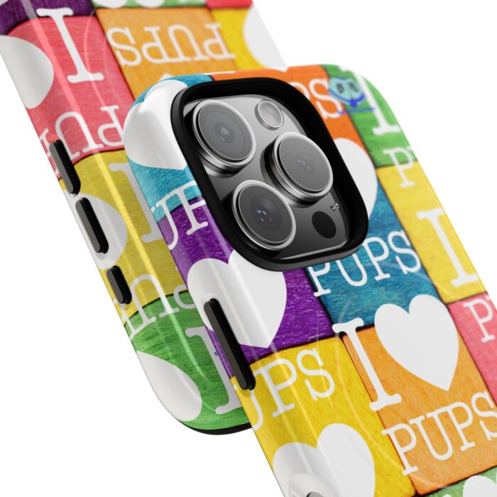 Tough Magnetic iPhone Cases - I Heart Pups - Image 26