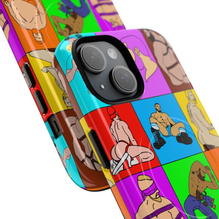 Tough Magnetic iPhone Cases - Color Block Dudes - Image 2