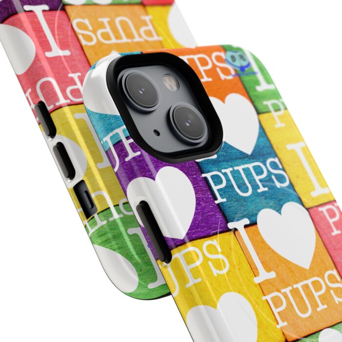 Tough Magnetic iPhone Cases - I Heart Pups - Image 14