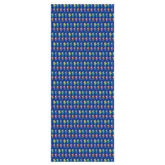 Wrapping Paper - MerCub Multi Color Mermen - Image 3