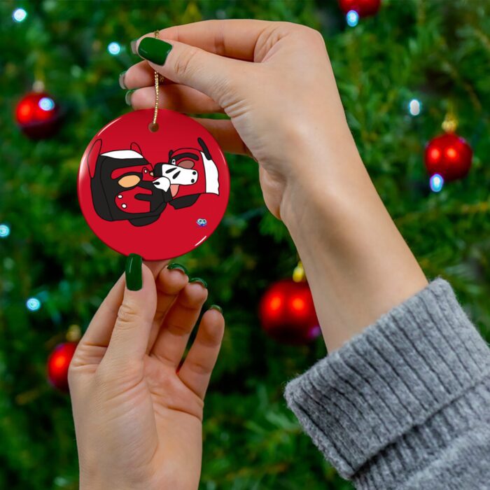 Ceramic Ornament - Lick -- Pup Mask - Image 3