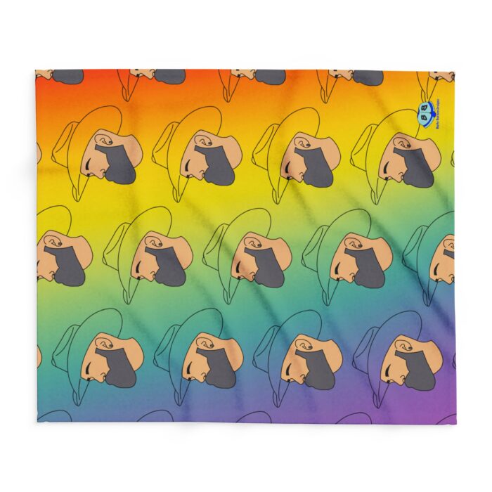 Arctic Fleece Blanket - Bearded Cowboy - Image 2