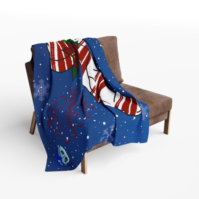 Arctic Fleece Blanket - Peppermint Dick - Image 8