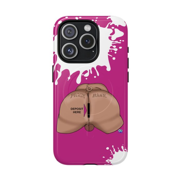 Tough Magnetic iPhone Cases - Piggy Bank - Image 4