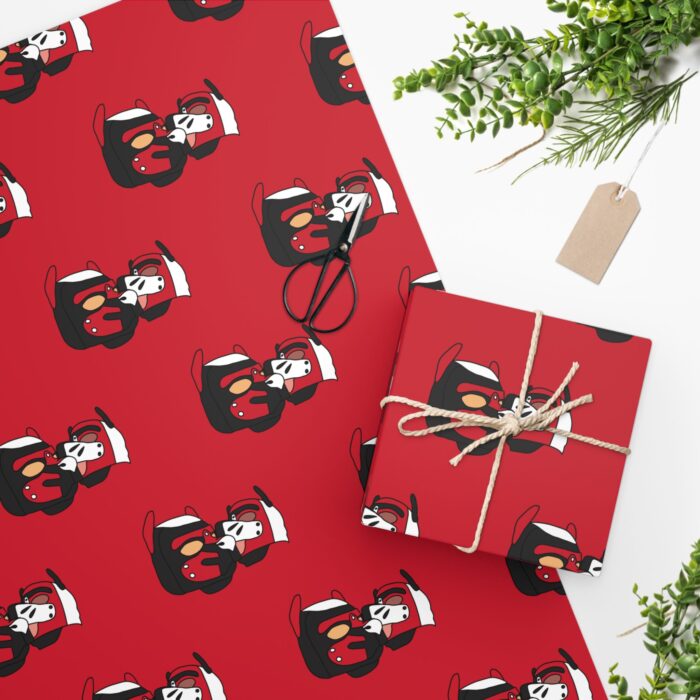 Wrapping Paper - Lick on Red - Image 2