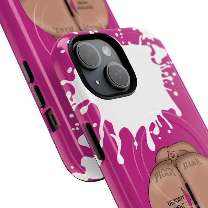 Tough Magnetic iPhone Cases - Piggy Bank - Image 2