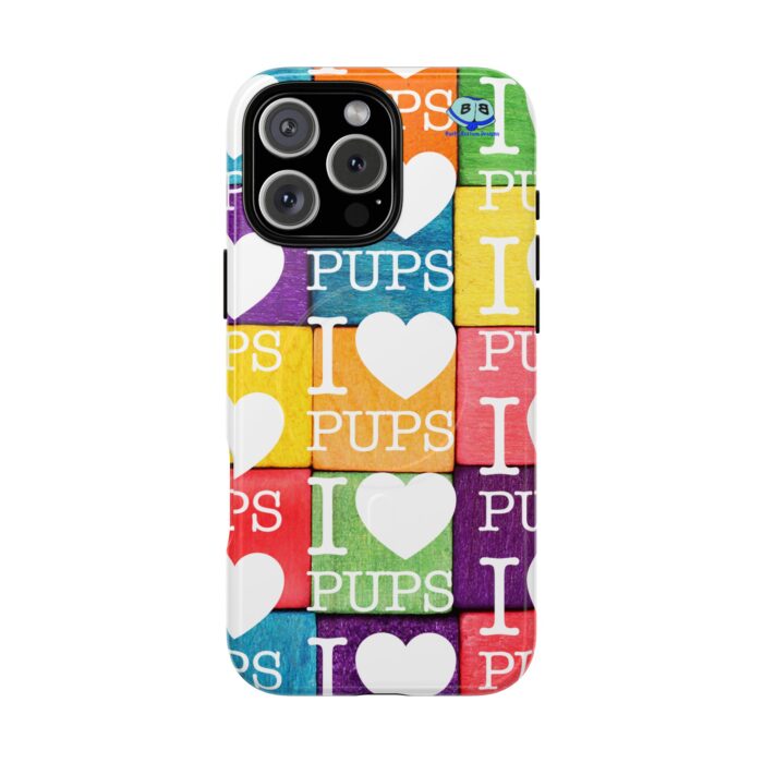 Tough Magnetic iPhone Cases - I Heart Pups - Image 28