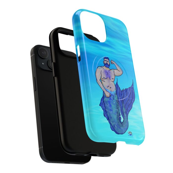 Tough Magnetic iPhone Cases - MerCub Blue - Image 3