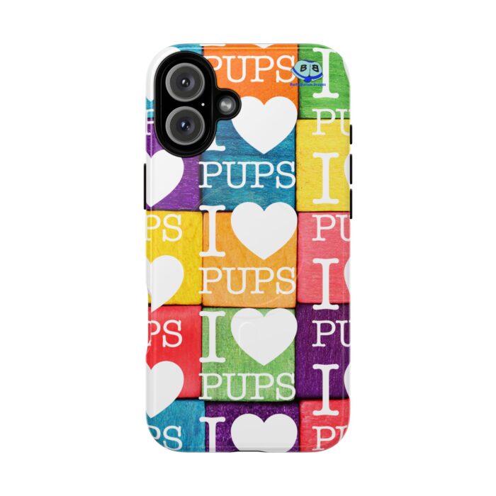 Tough Magnetic iPhone Cases - I Heart Pups - Image 34