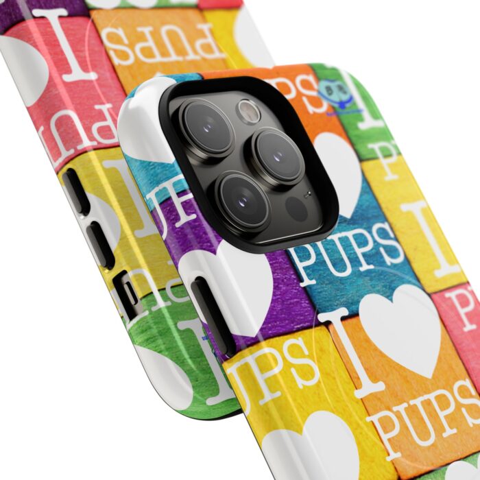 Tough Magnetic iPhone Cases - I Heart Pups - Image 23