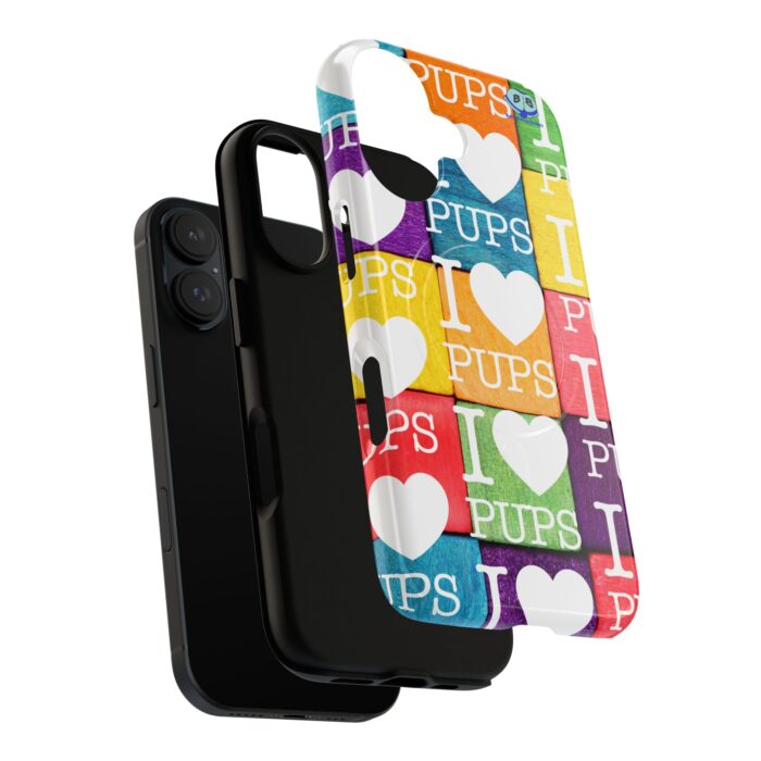 Tough Magnetic iPhone Cases - I Heart Pups - Image 33