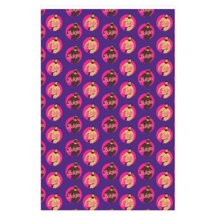 Wrapping Paper - Bulgie on Purple