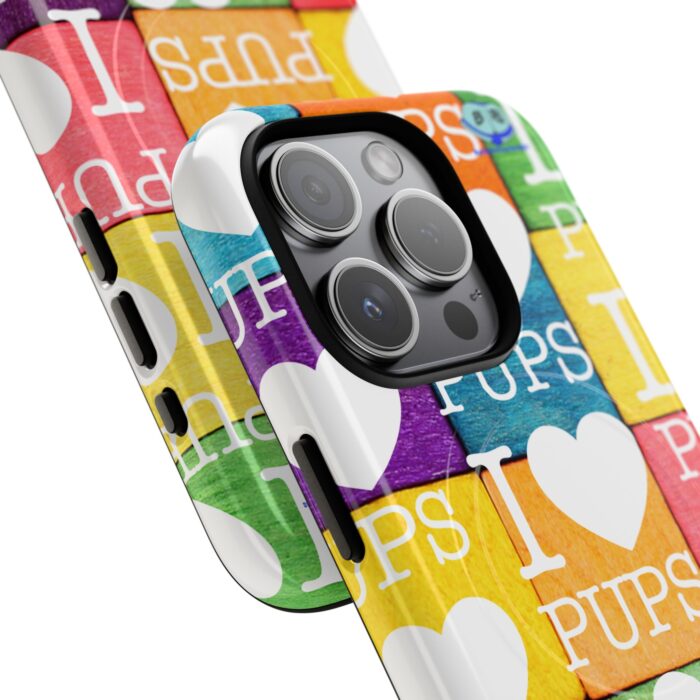 Tough Magnetic iPhone Cases - I Heart Pups - Image 5
