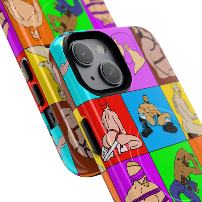Tough Magnetic iPhone Cases - Color Block Dudes - Image 14
