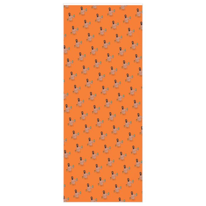 Wrapping Paper - Drinks on Orange - Image 3