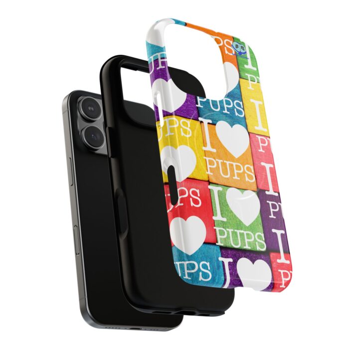 Tough Magnetic iPhone Cases - I Heart Pups - Image 27