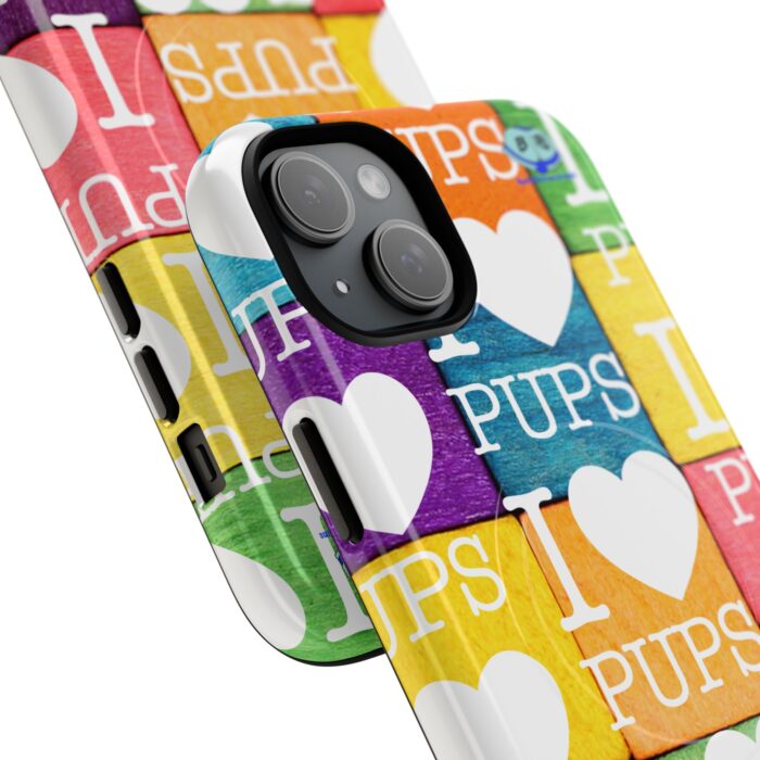 Tough Magnetic iPhone Cases - I Heart Pups - Image 8