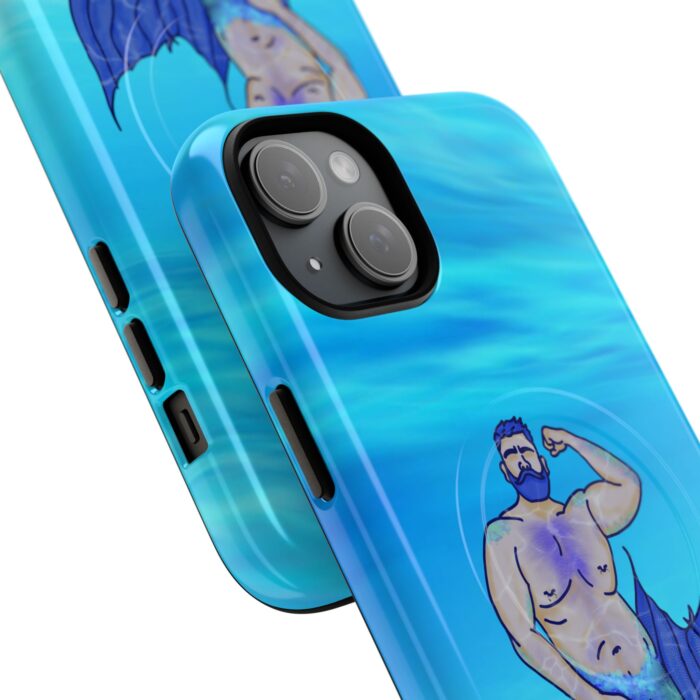 Tough Magnetic iPhone Cases - MerCub Blue - Image 8