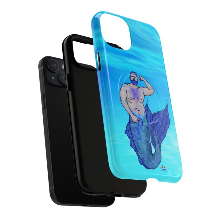 Tough Magnetic iPhone Cases - MerCub Blue - Image 9