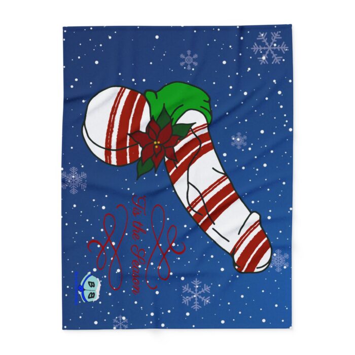 Arctic Fleece Blanket - Peppermint Dick - Image 2