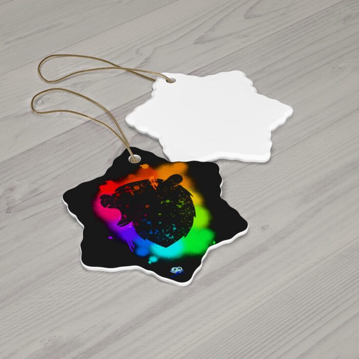 Ceramic Ornament - Bear Paint Rainbow - Image 5