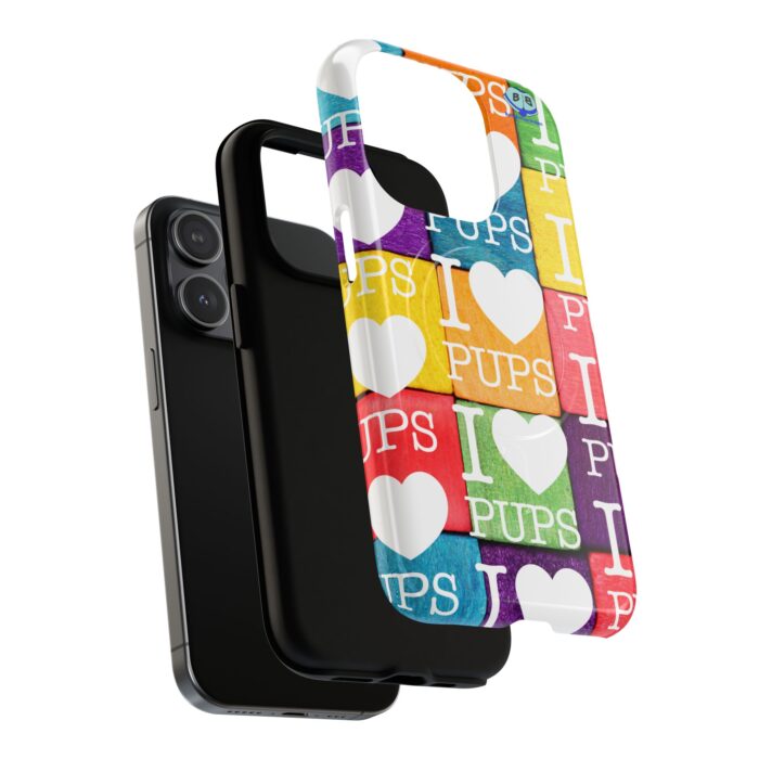 Tough Magnetic iPhone Cases - I Heart Pups - Image 6