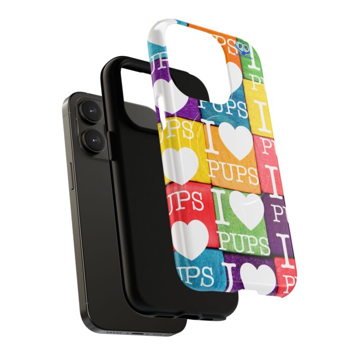 Tough Magnetic iPhone Cases - I Heart Pups - Image 18