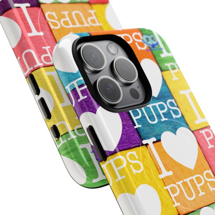 Tough Magnetic iPhone Cases - I Heart Pups - Image 11