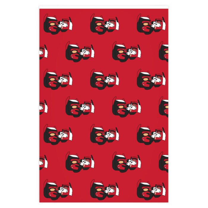 Wrapping Paper - Lick on Red
