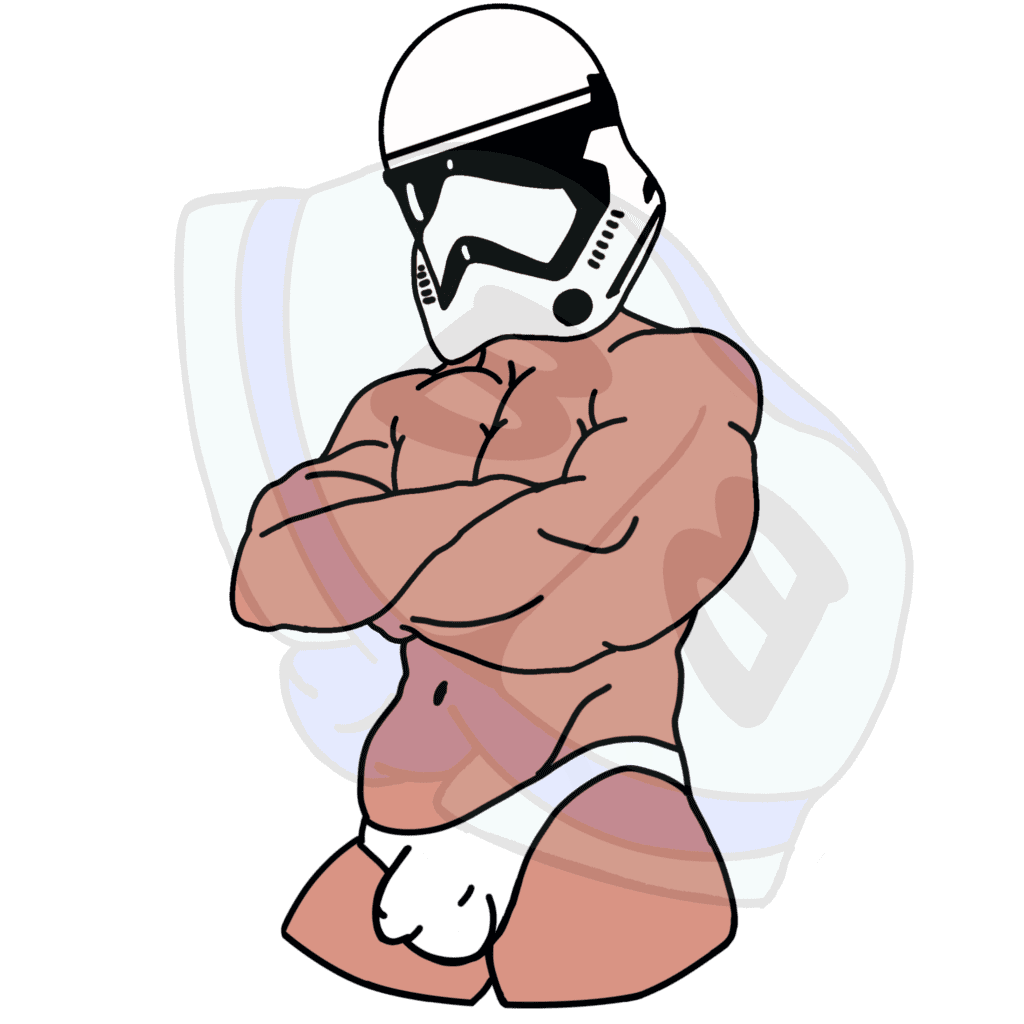 Describing subject of a drawing: They were never known for their aim.  I never understood that.  How can you be in space military and have terrible aim?