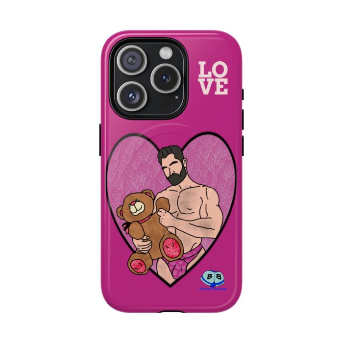 Tough Magnetic iPhone Cases - Valentine Bear - Image 4