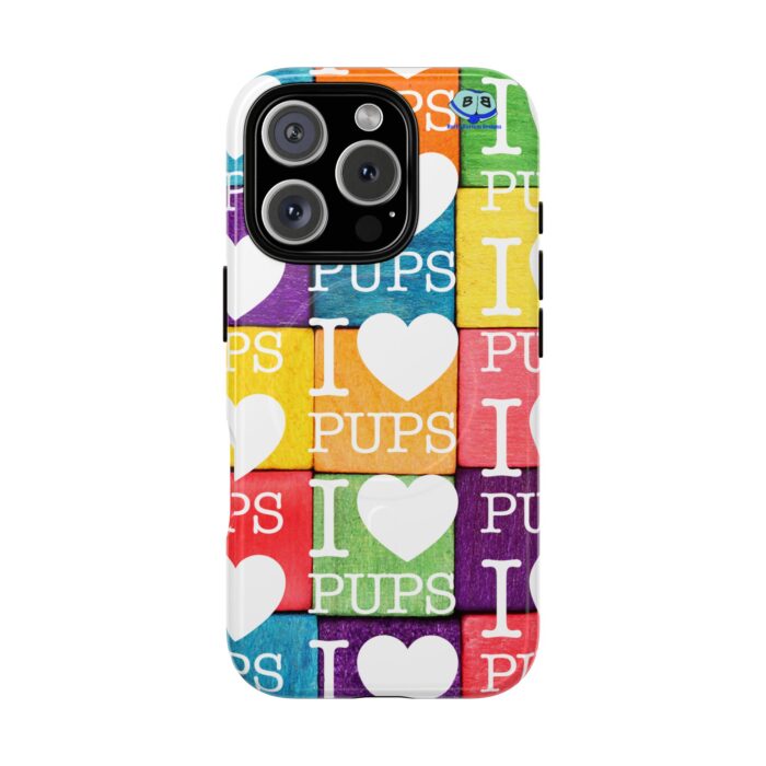 Tough Magnetic iPhone Cases - I Heart Pups - Image 25