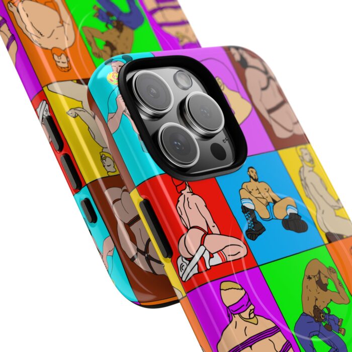 Tough Magnetic iPhone Cases - Color Block Dudes - Image 29