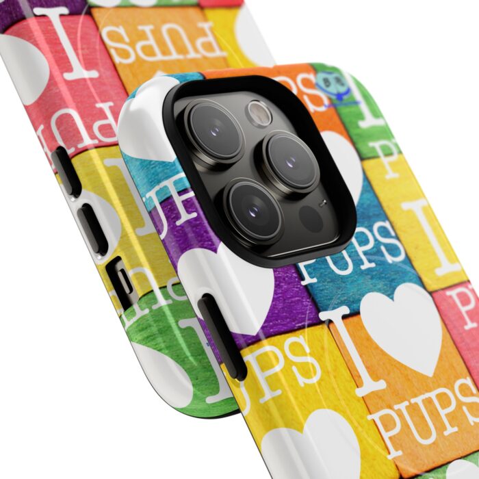 Tough Magnetic iPhone Cases - I Heart Pups - Image 17