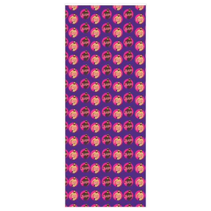 Wrapping Paper - Bulgie on Purple - Image 3