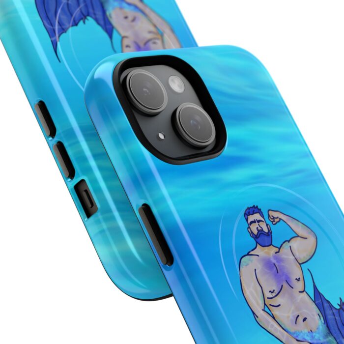 Tough Magnetic iPhone Cases - MerCub Blue - Image 2