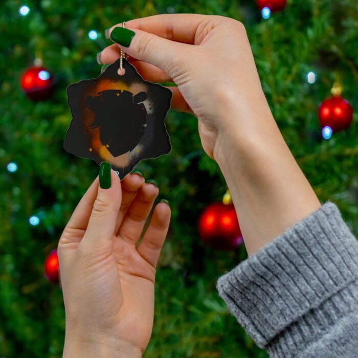 Ceramic Ornament - Bear Paint - Image 6