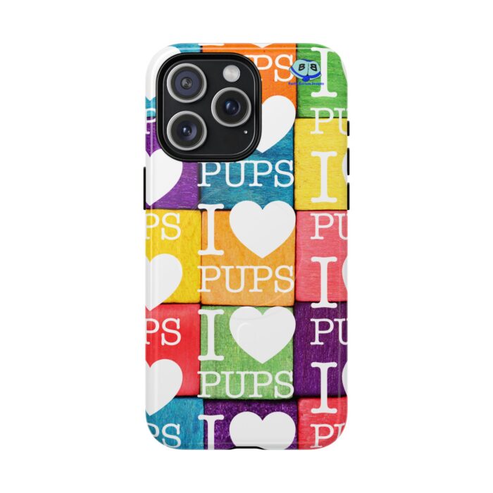 Tough Magnetic iPhone Cases - I Heart Pups - Image 10
