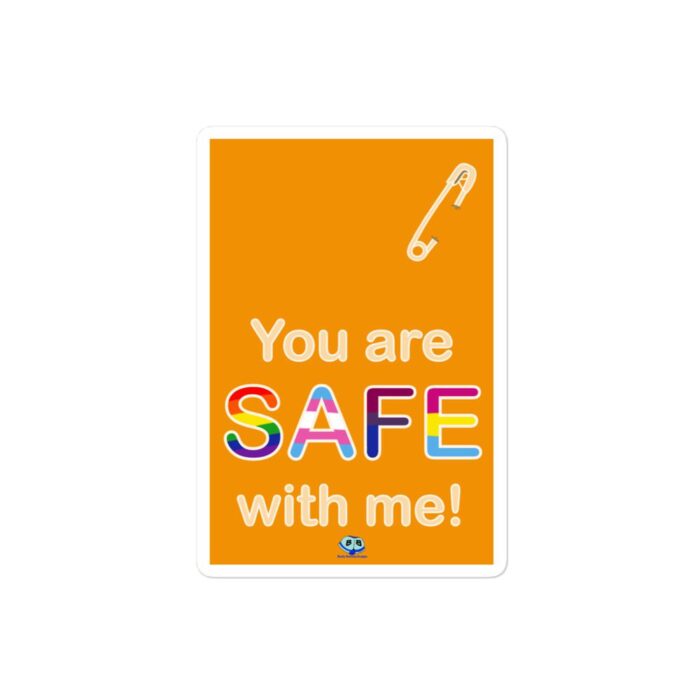 Vinyl Stickers - Safe with me - Image 3