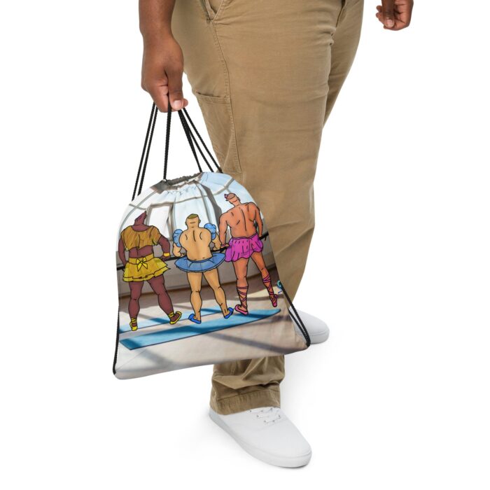 Drawstring bag - 2 Sided Print - Ballet Class