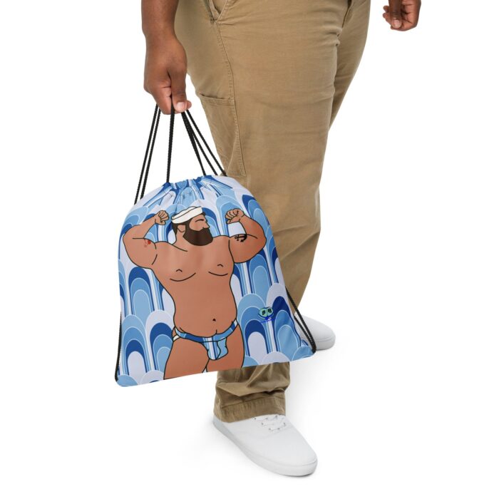Drawstring bag - 2 Sided Print - Burly Sailor