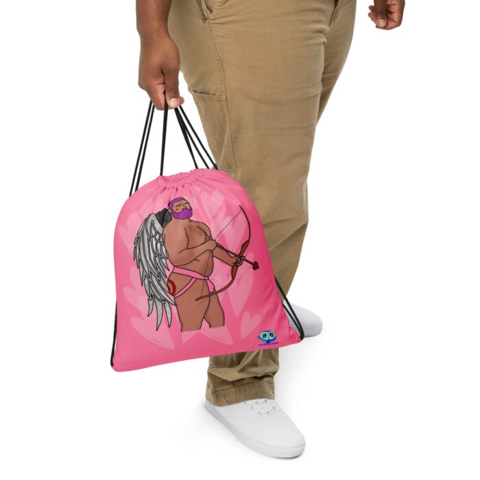 Drawstring bag - 2 Sided Print - Cupid (Valentine)