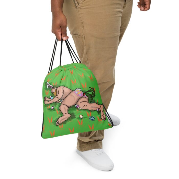 Drawstring bag - 2 Sided Print - Egg Hunt