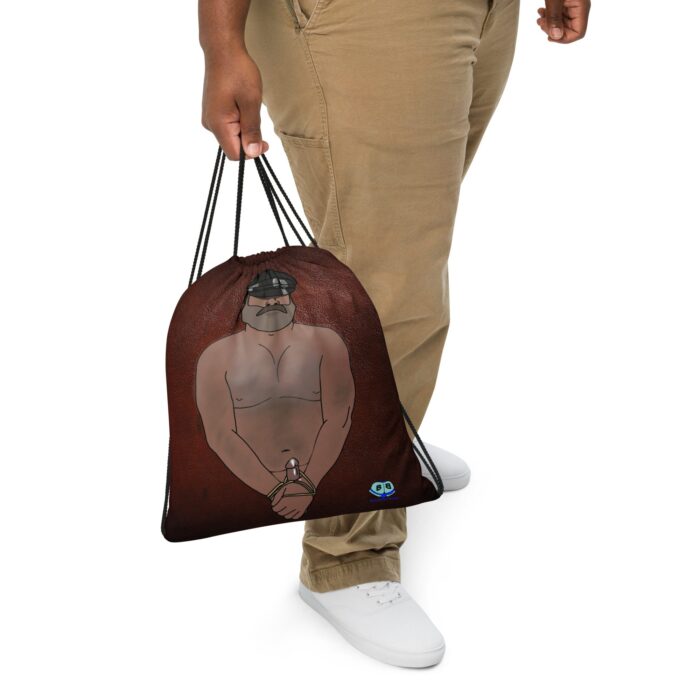 Drawstring bag - 2 Sided Print - Hairy Daddy