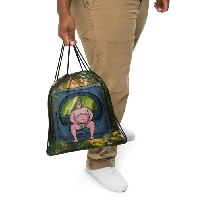 Drawstring bag - 2 Sided Print - Heavy Meditation