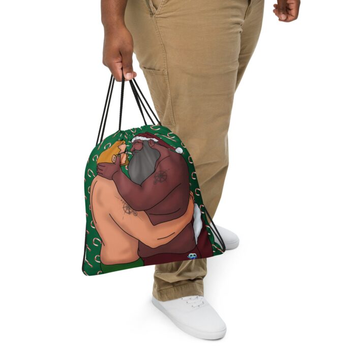 Drawstring bag - 2 Sided Print - Mr & Mr Clause