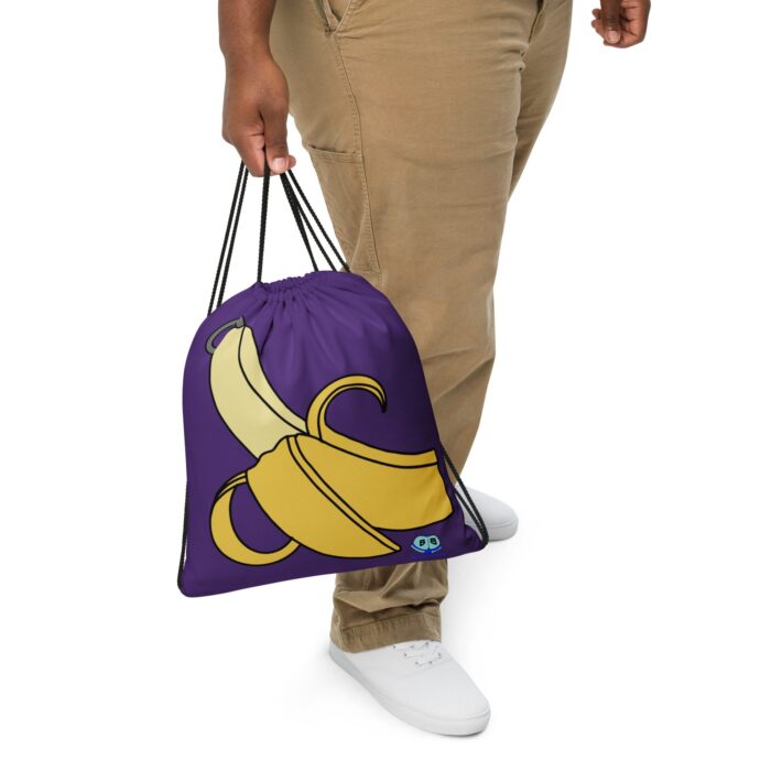 Drawstring bag - 2 Sided Print - Pierced Banana