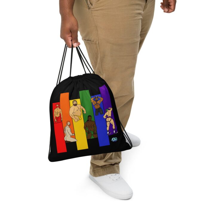 Drawstring bag - 2 Sided Print - Pride Columns
