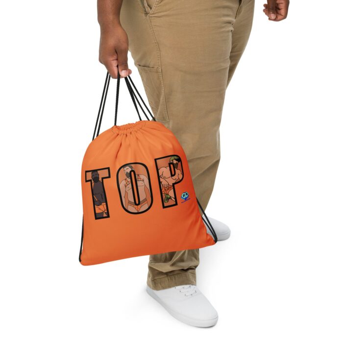 Drawstring bag - 2 Sided Print - TOP Cutout